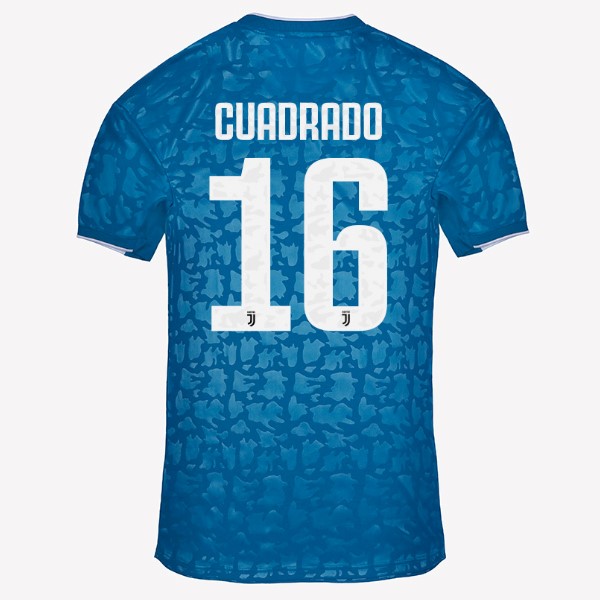 Trikot Juventus NO.16 Cuadredo Ausweich 2019-20 Blau Fussballtrikots Günstig